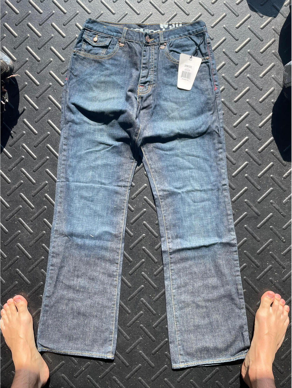 Oakley Jeans Progressive Pant Lower Rise Boot Industrial Vintage Size 30W/32L